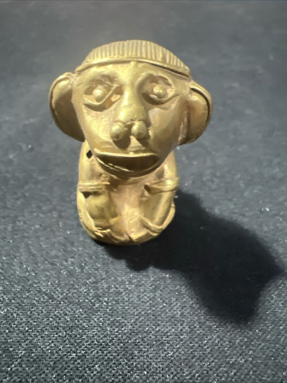 TUMBAGA Gold & Copper Alloy Zoomorphic Figurine/Pendant Columbian Art
